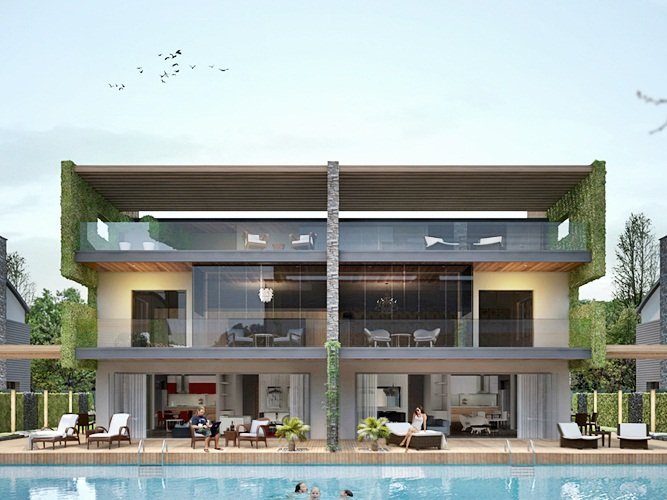 Antalyada Satılık Villa Evler